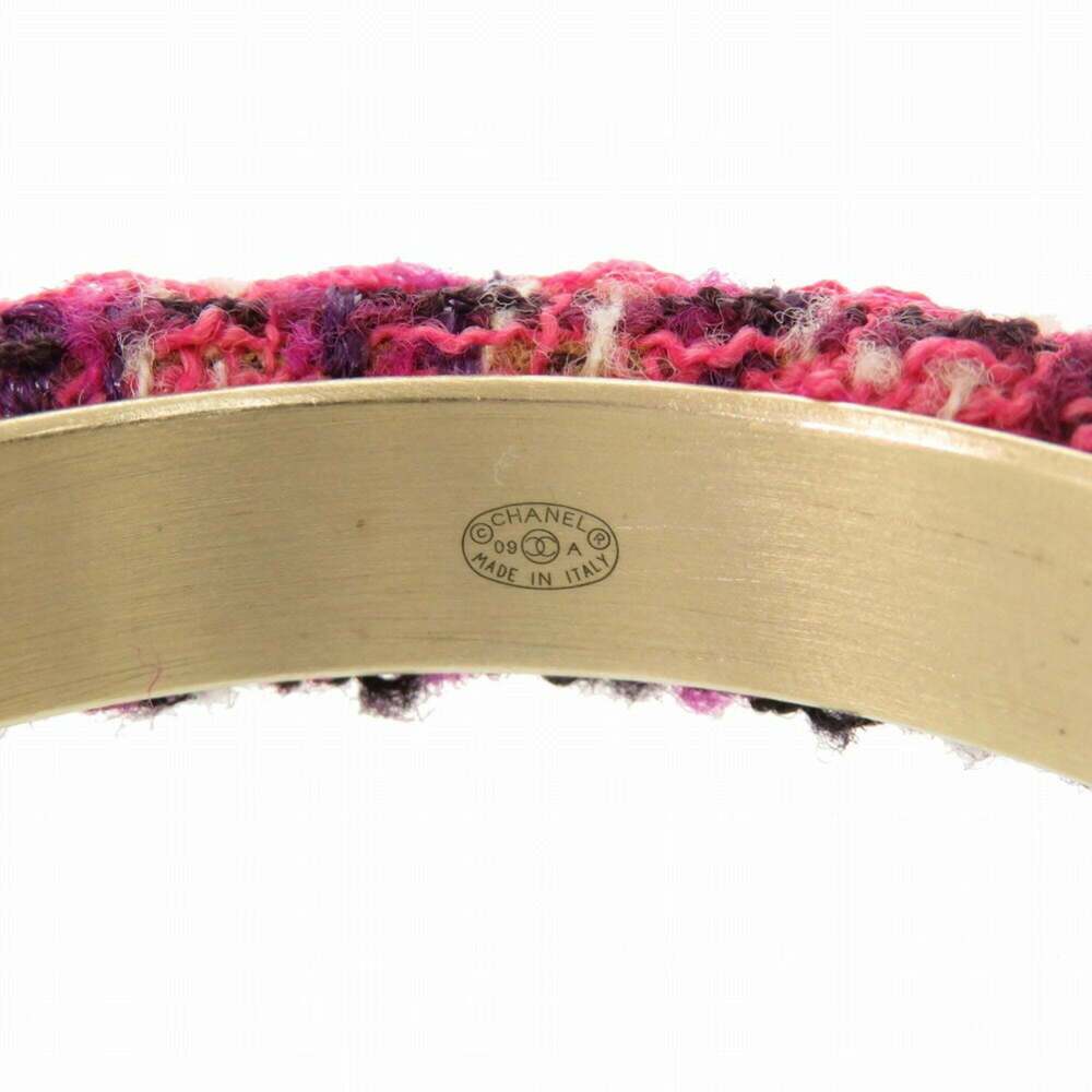 CHANEL Authentic Pink Logo Bracelet - Picture 7 of 7